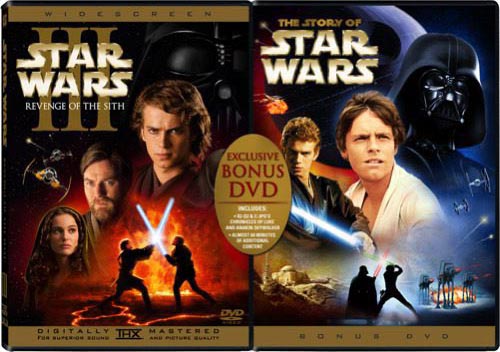 Star Wars Episode III: Revenge of the Sith (DVD, 2005, 2-Disc Set, Full  Screen) for sale online